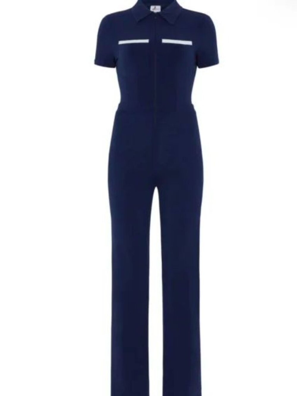 Peach Den Navy Kernel Jumpsuit in XS (worn by Kaia Gerber!)